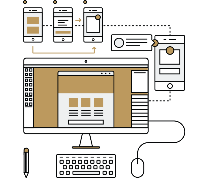 Maptics UI/UX and Brand identity design